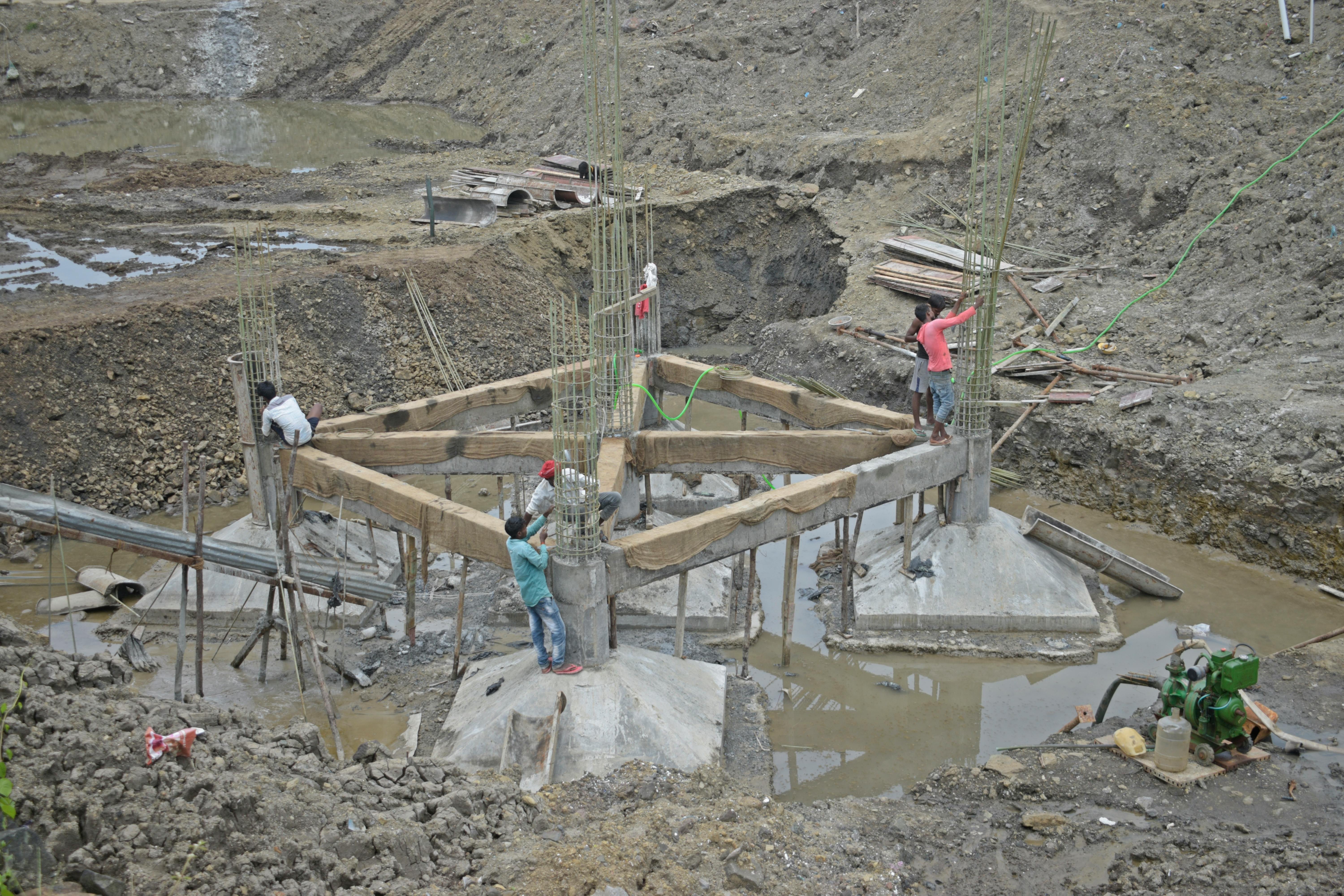 Straightline Builders construction team at work